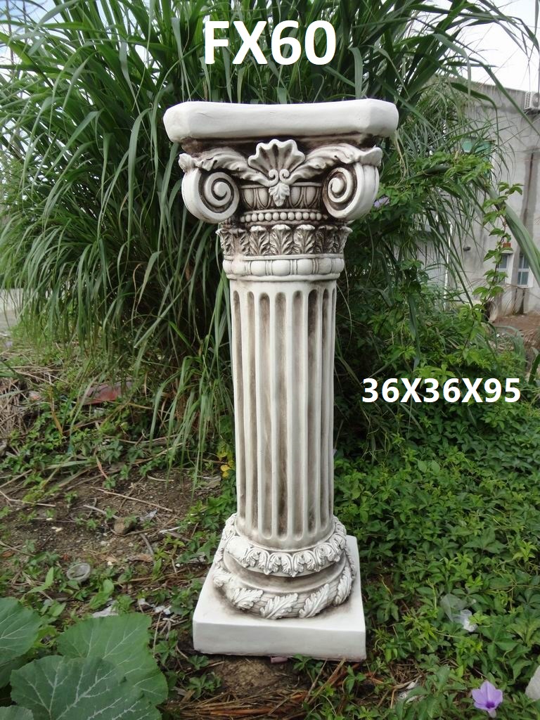 פסל גינה –  עמוד רומאי גבוה 95 ס"מ